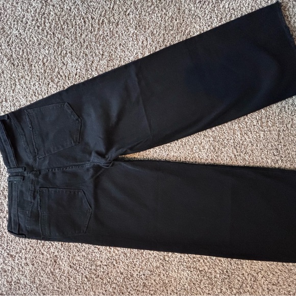 TNR Black Wide-Leg Button-Fly Jeans - Picture 2 of 3